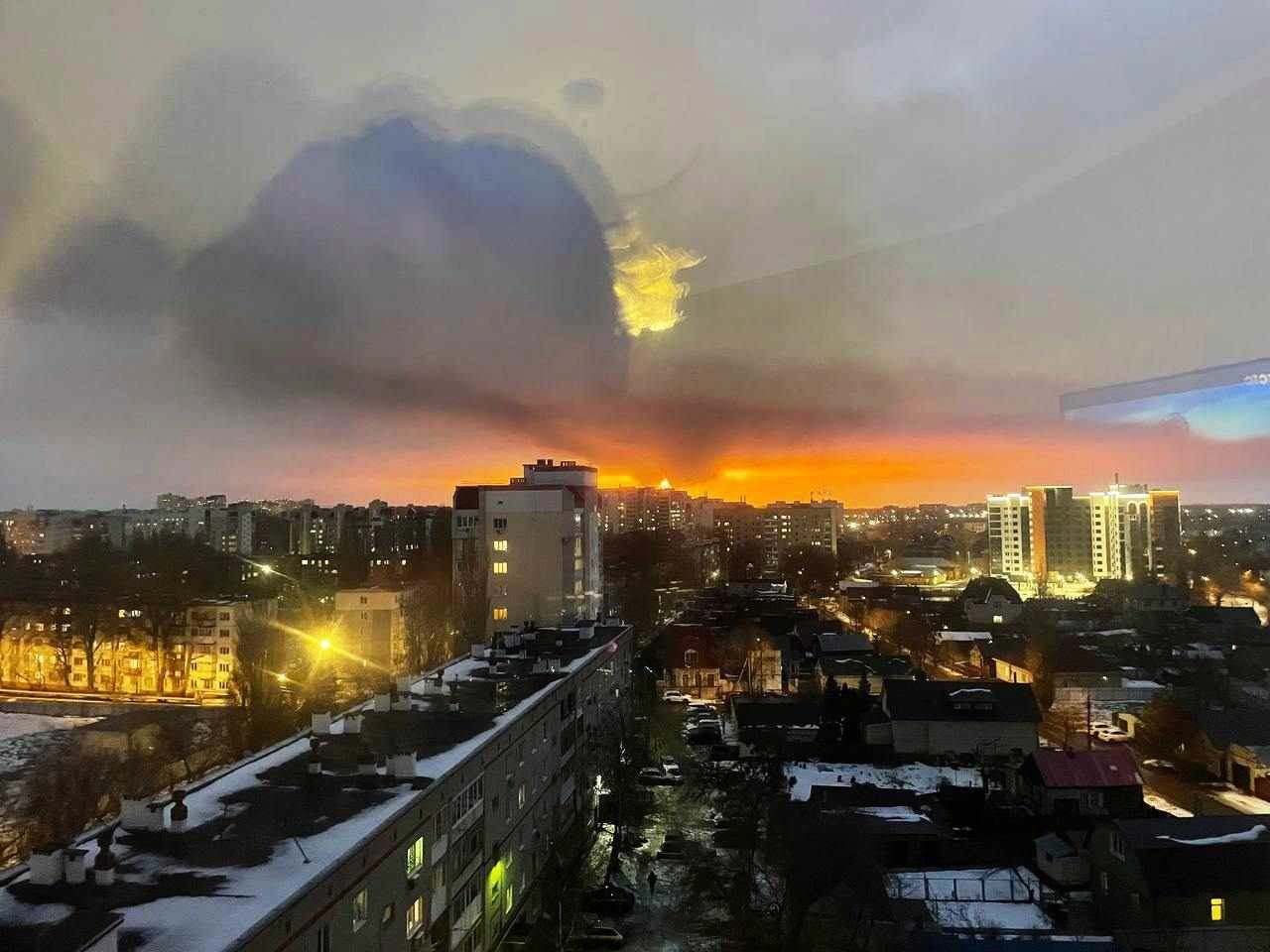 Пожежа на нафтобазі в Енгельсі