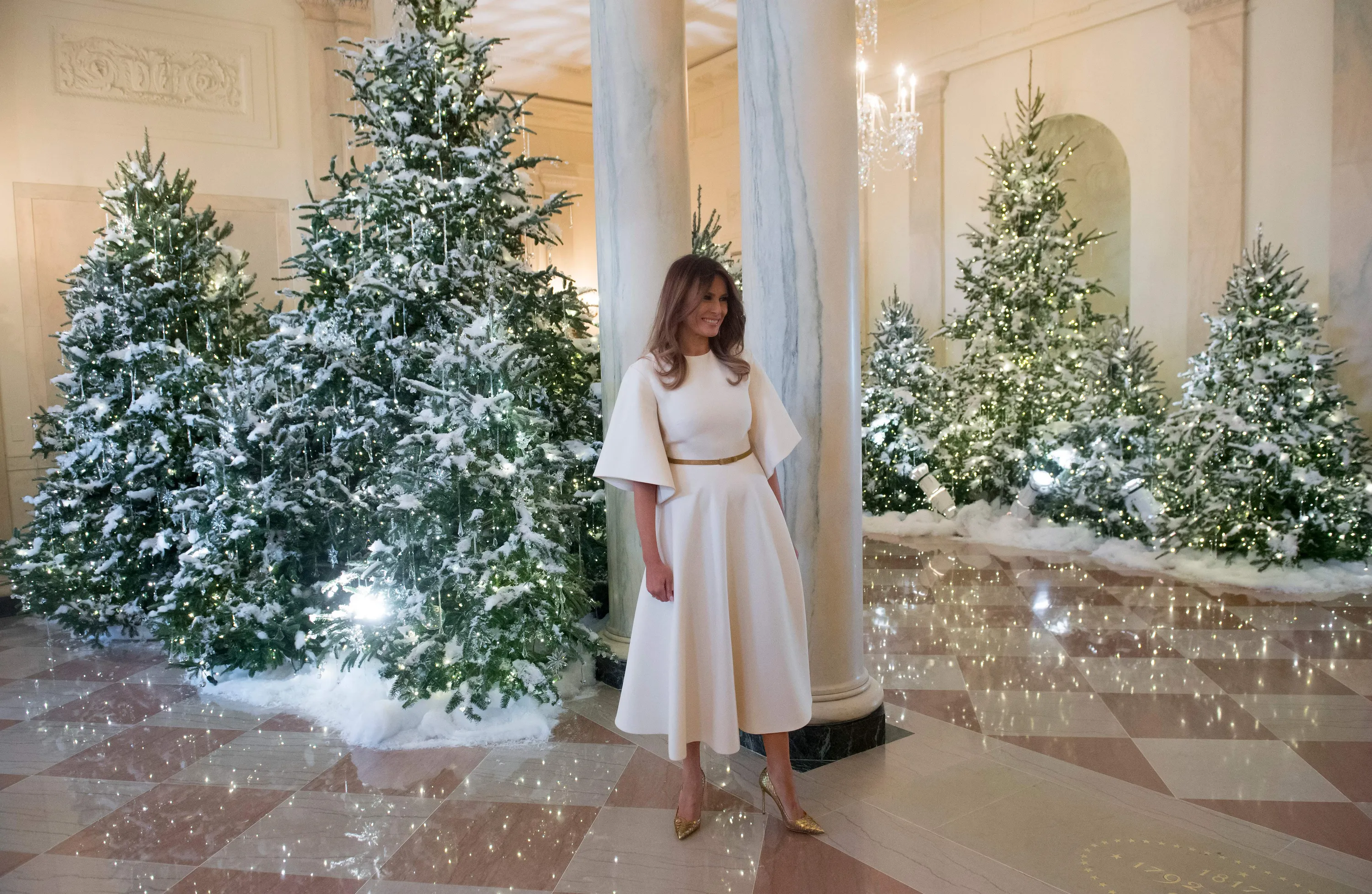 Меланія Трамп прикрасила Білий дім до Різдва Меланія Трамп прикрасила Білий дім до Різдва