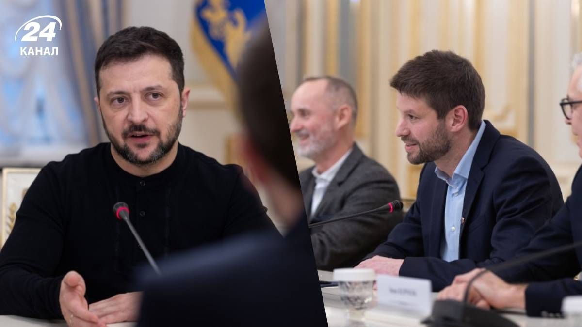 Зеленский встретился со словацкими парламентариями - 24 Канал Зеленский встретился со словацкими парламентариями - 24 Канал