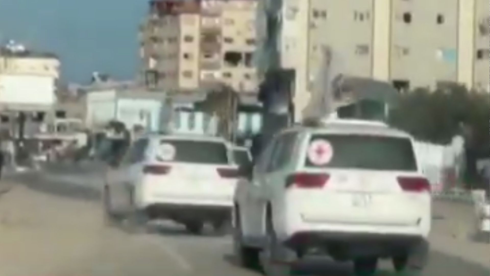 Авто Червоного хреста у Газі Авто Червоного хреста у Газі