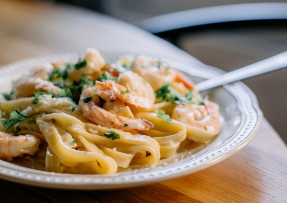 Паста с креветками Паста с креветками
