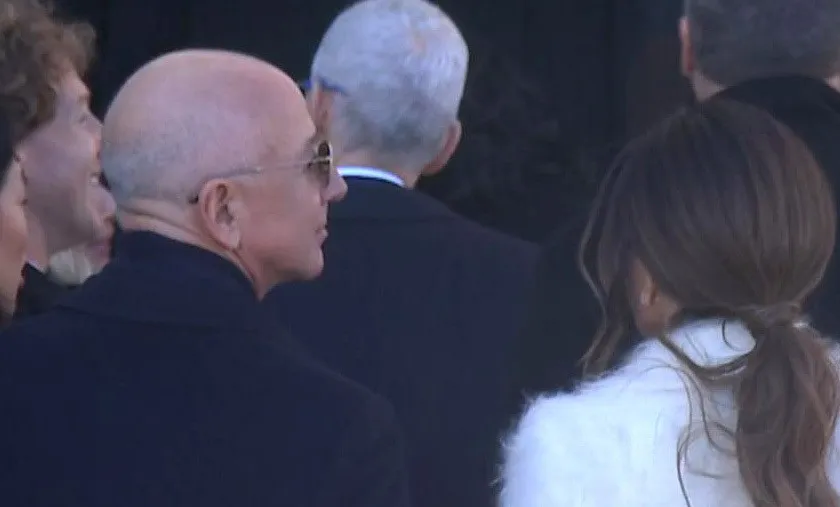 Джефф Безос на інавгурації