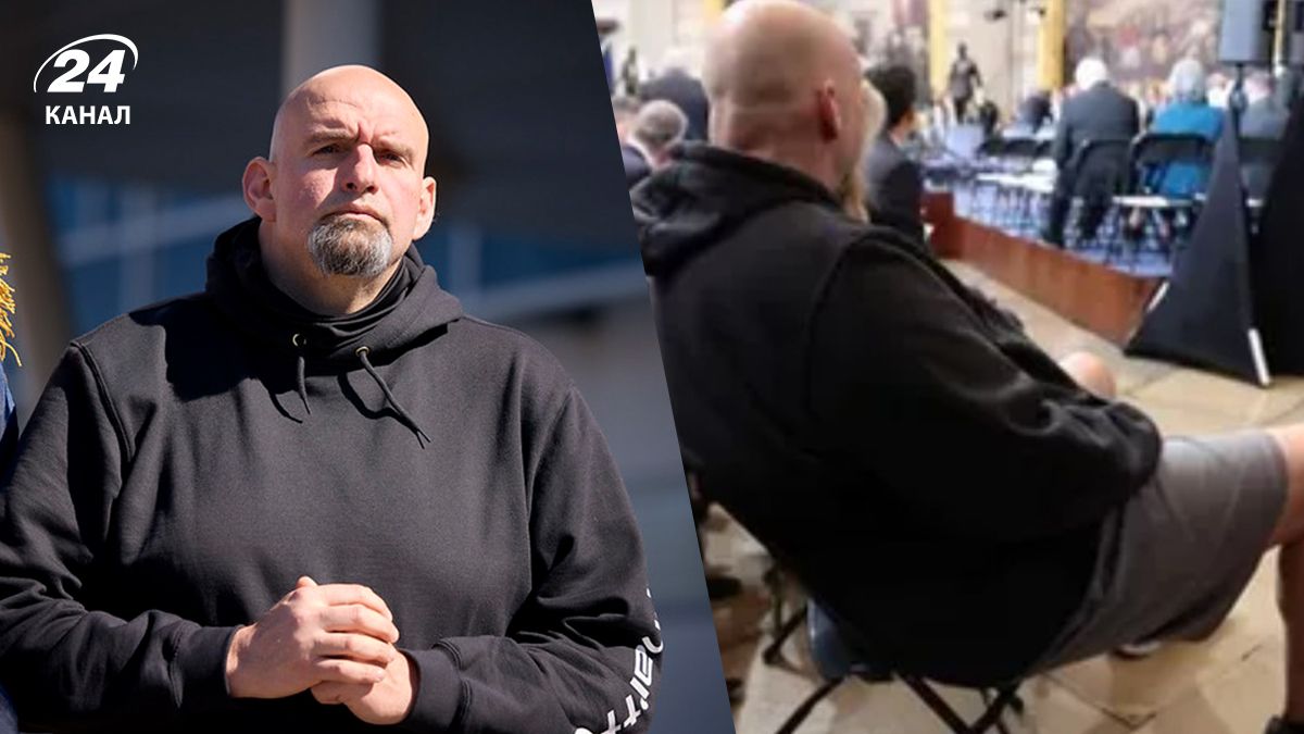 Инаугурация Трампа - сенатор Феттерман пришел в шортах и худи Инаугурация Трампа - сенатор Феттерман пришел в шортах и худи