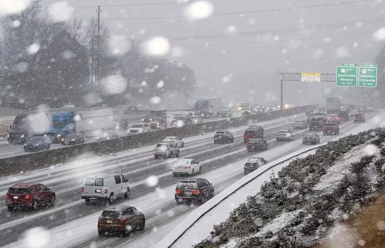 У Новому Орлеані вперше за 15 років випав сніг У Новому Орлеані вперше за 15 років випав сніг