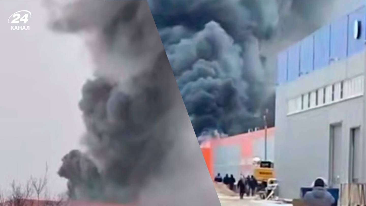 Мощный пожар охватил большой складской комплекс в Подмосковье - 24 Канал Мощный пожар охватил большой складской комплекс в Подмосковье - 24 Канал