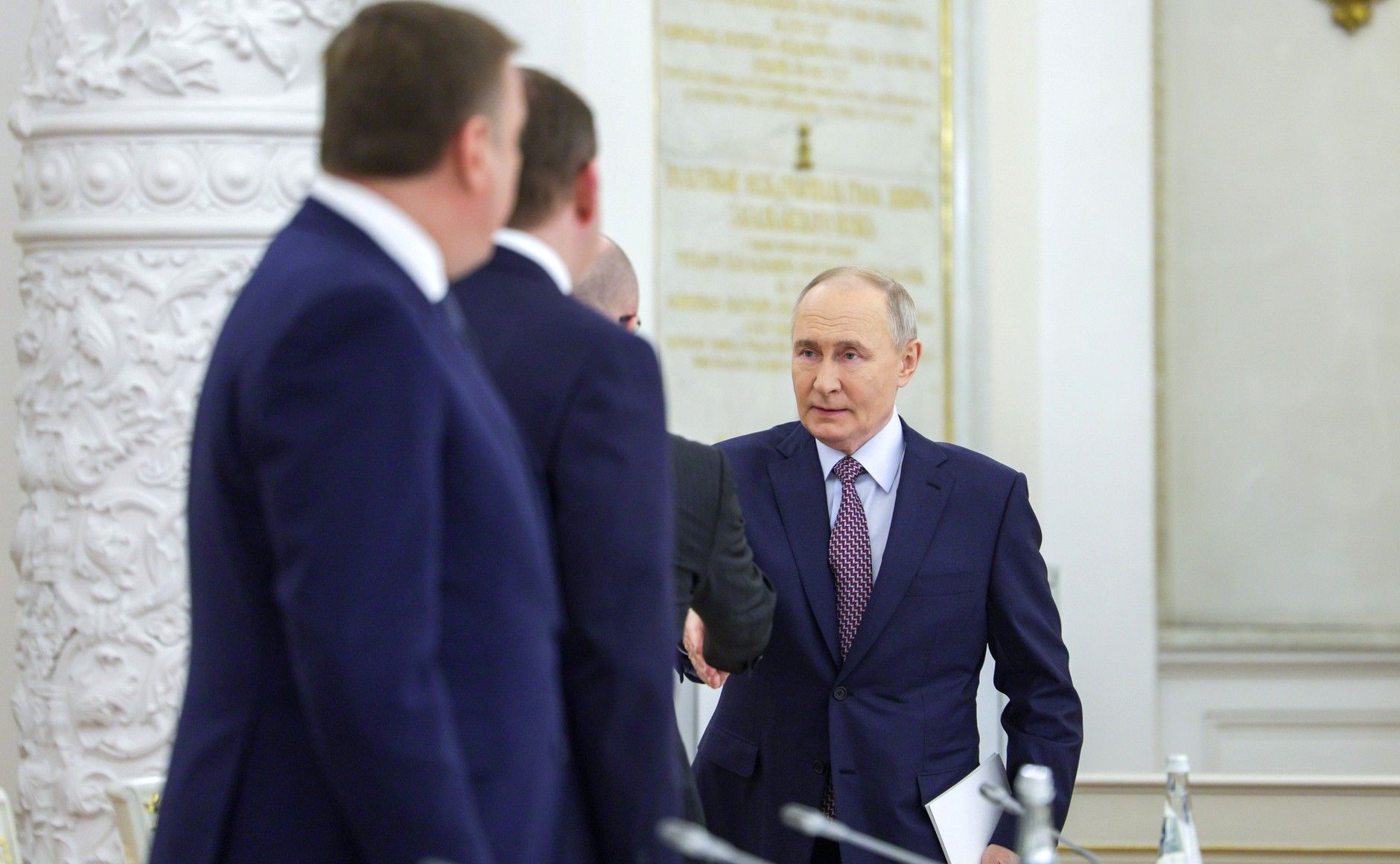 Российский диктатор Путин в Кремле Российский диктатор Путин в Кремле