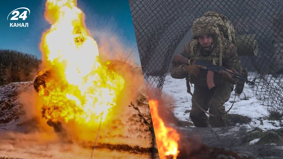 Карта боевых действий по состоянию на 24 января Карта боевых действий по состоянию на 24 января