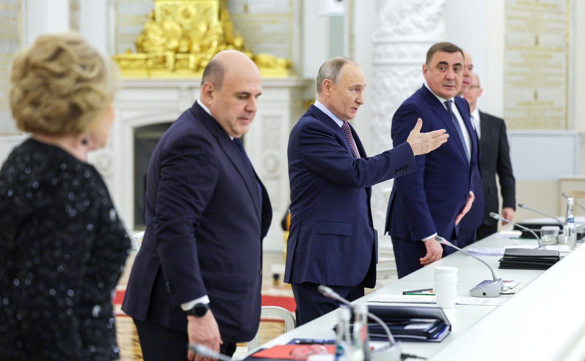 Российский диктатор Владимир Путин в Кремле Российский диктатор Владимир Путин в Кремле