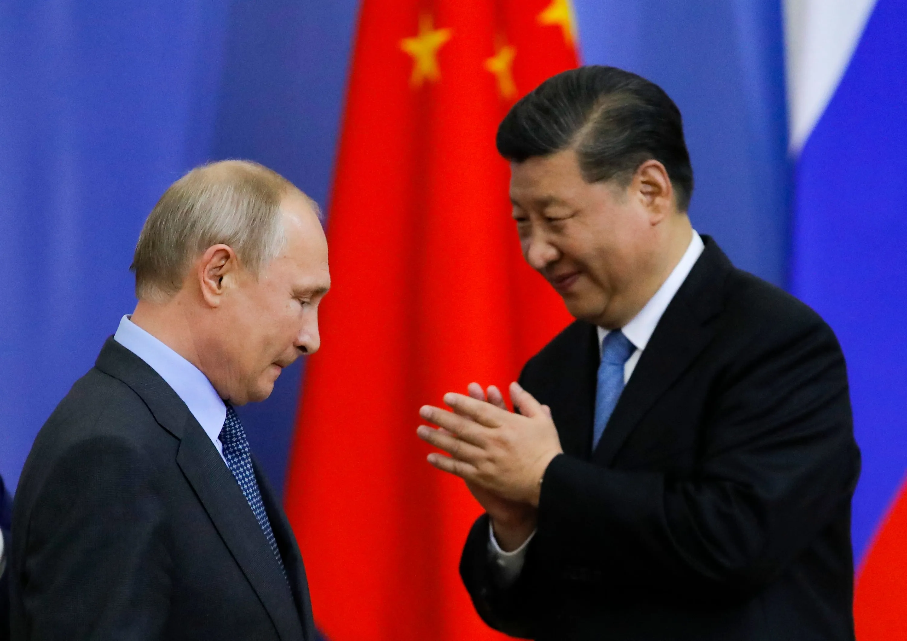 Путин и Си Цзиньпин Путин и Си Цзиньпин