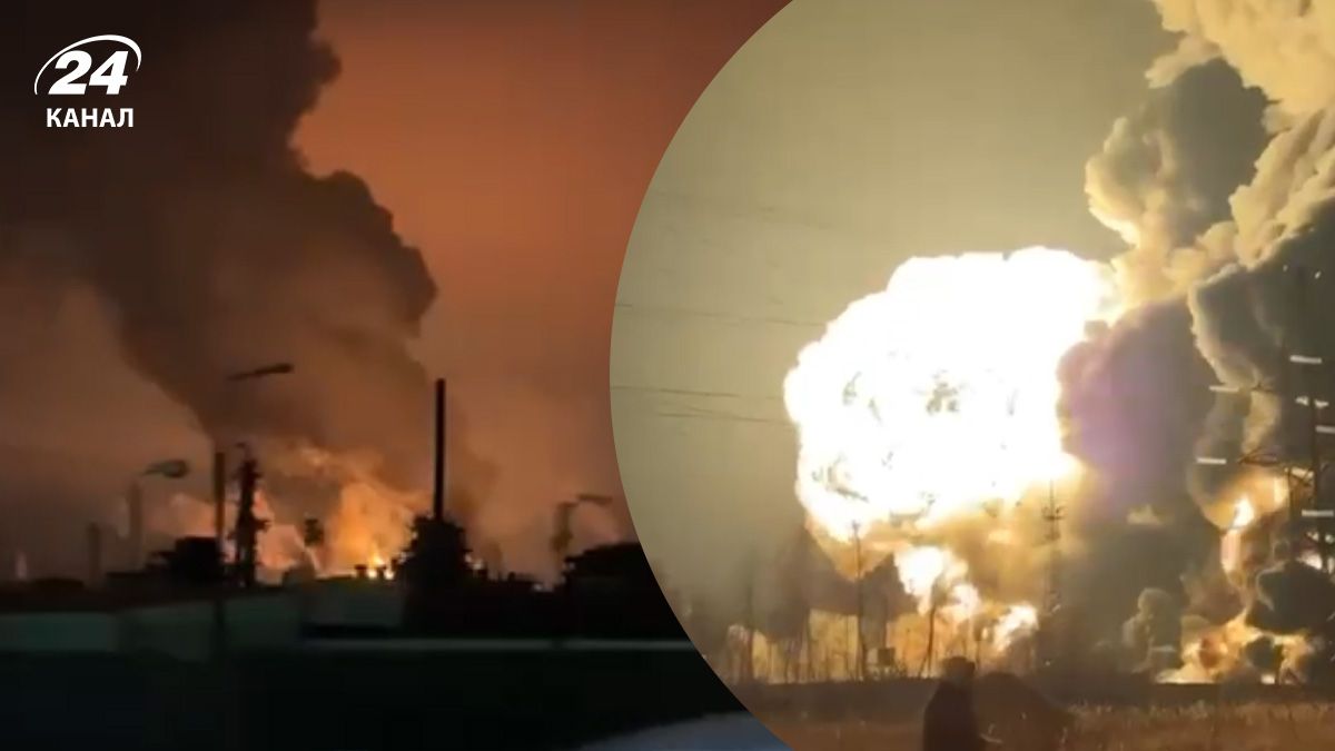 Атака дронами на Рязанський НПЗ та Рязанську ТЕЦ Атака дронами на Рязанський НПЗ та Рязанську ТЕЦ