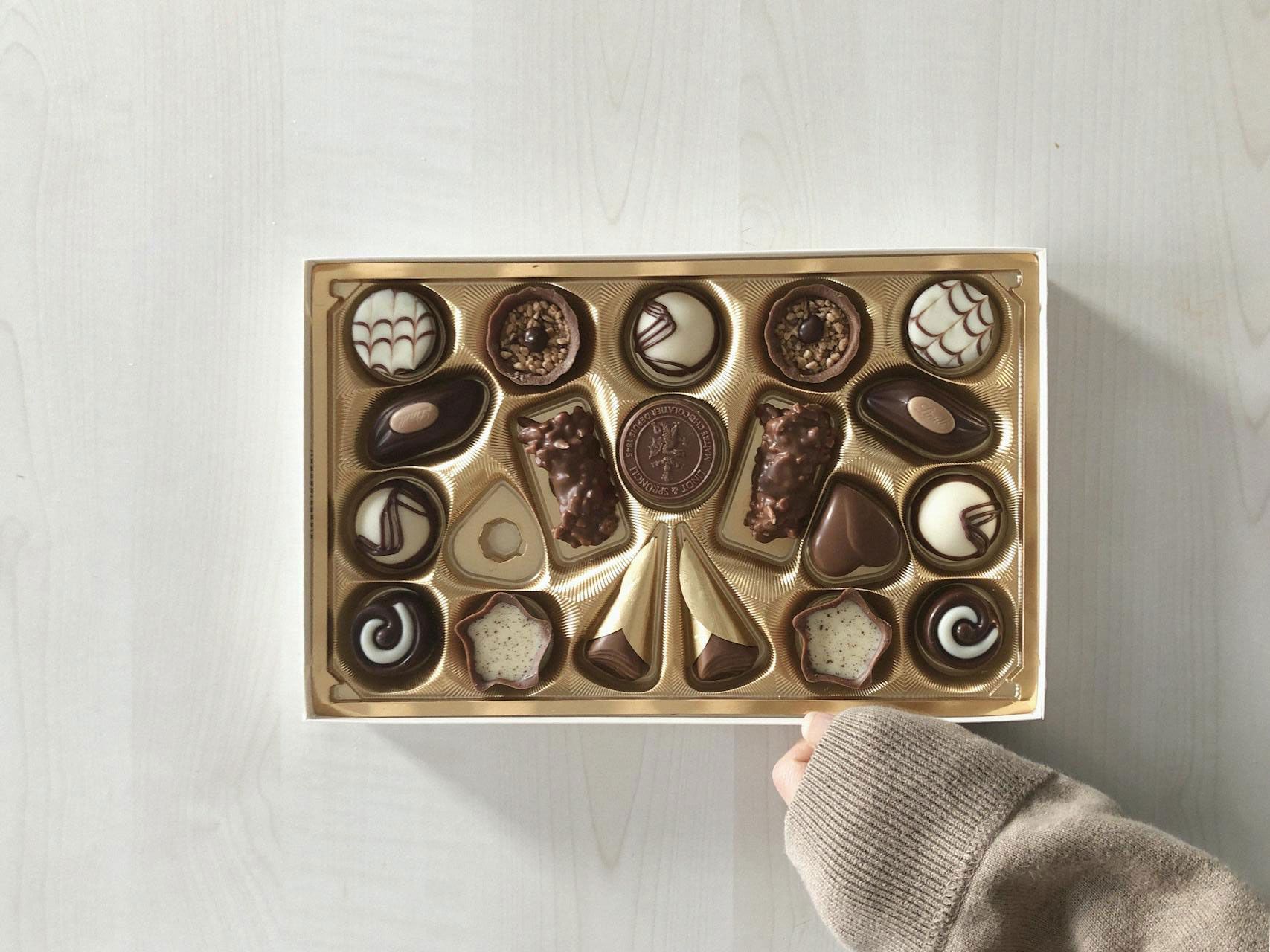 Коробка шоколадных конфет