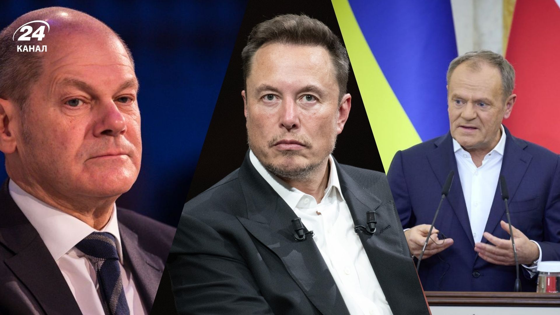 Туск і Шольц прокоментували виступ Маска на мітингу ультраправих у Німеччині Туск і Шольц прокоментували виступ Маска на мітингу ультраправих у Німеччині