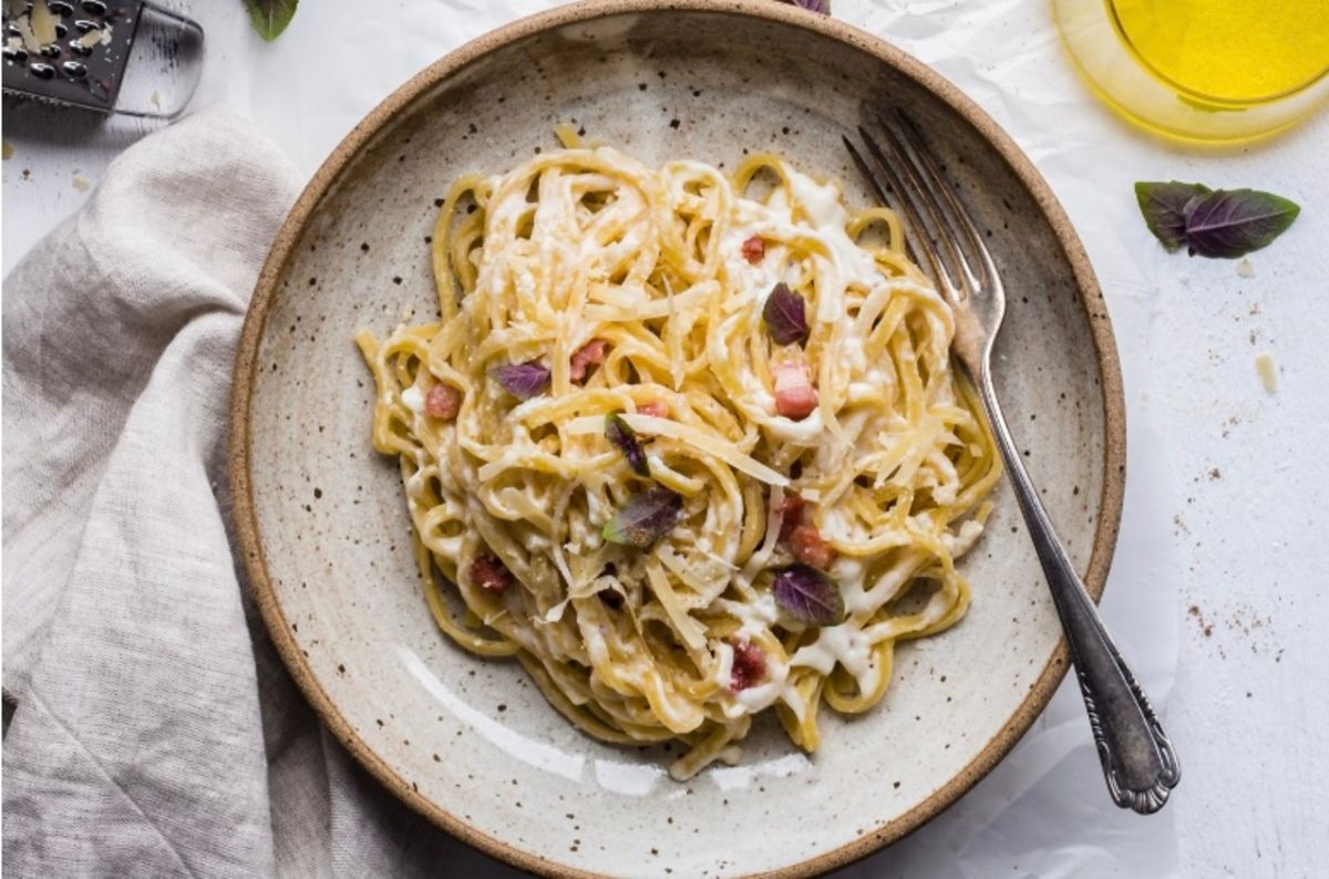 Паста "Карбонара" от Павы Паста "Карбонара" от Павы