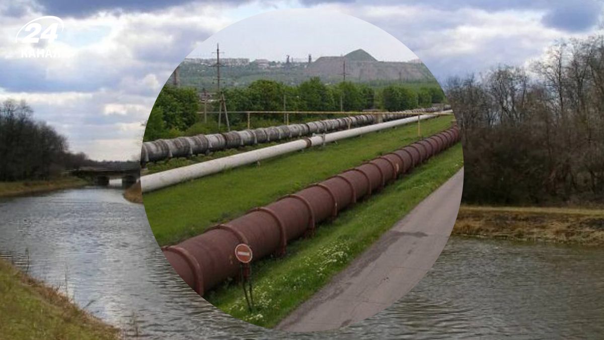 Россияне взорвали трубы канала Северский Донец – Донбасс Россияне взорвали трубы канала Северский Донец – Донбасс