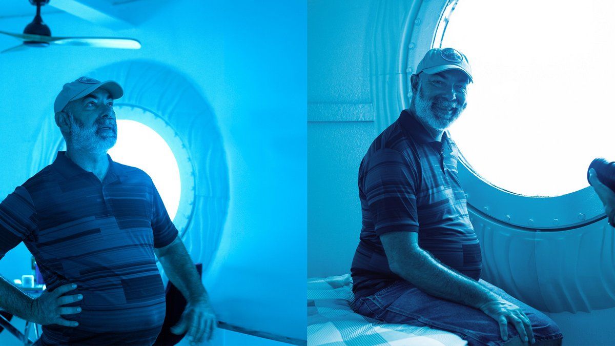 Вчений провів 4 місяці у капсулі під водою Вчений провів 4 місяці у капсулі під водою