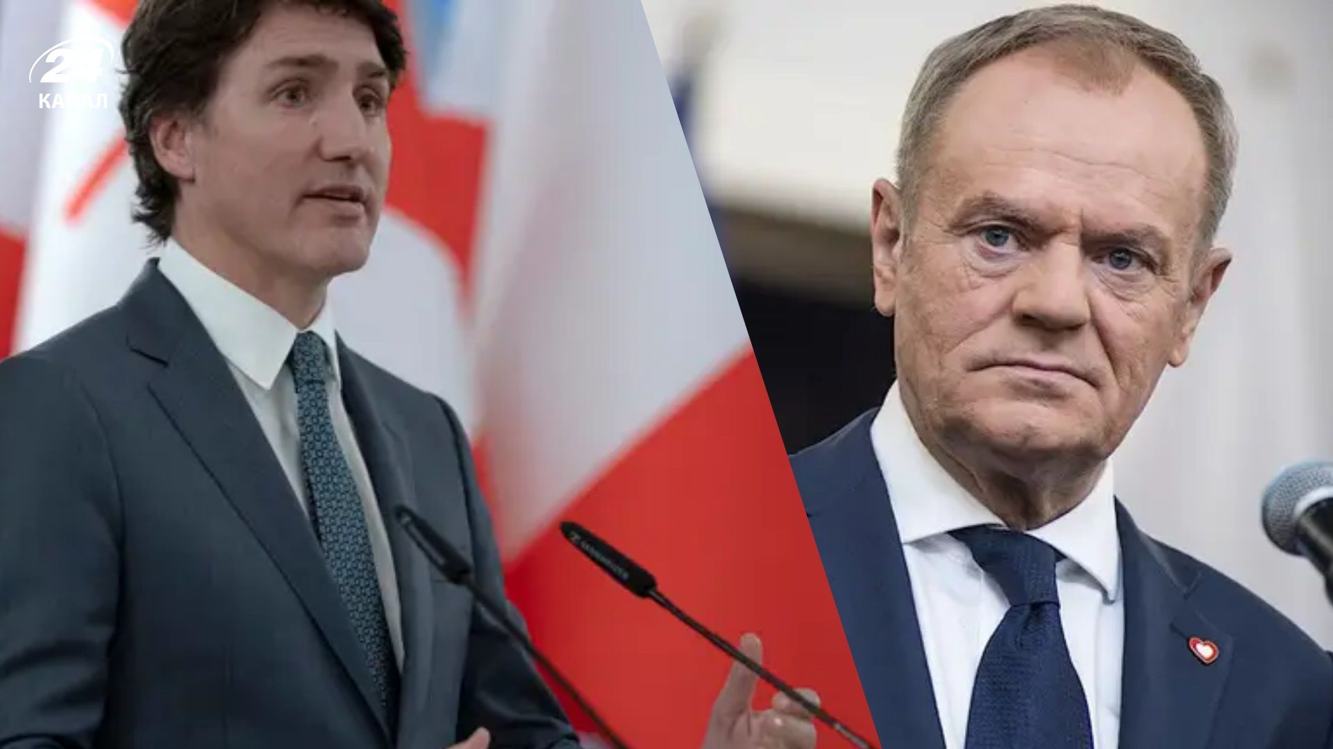 Туск і Трюдо у Варшаві пообіцяли, що не залишать Україну без допомоги і підтримки - 24 Канал Туск і Трюдо у Варшаві пообіцяли, що не залишать Україну без допомоги і підтримки - 24 Канал