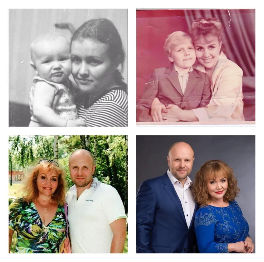 Алла Кудлай з сином Алла Кудлай з сином