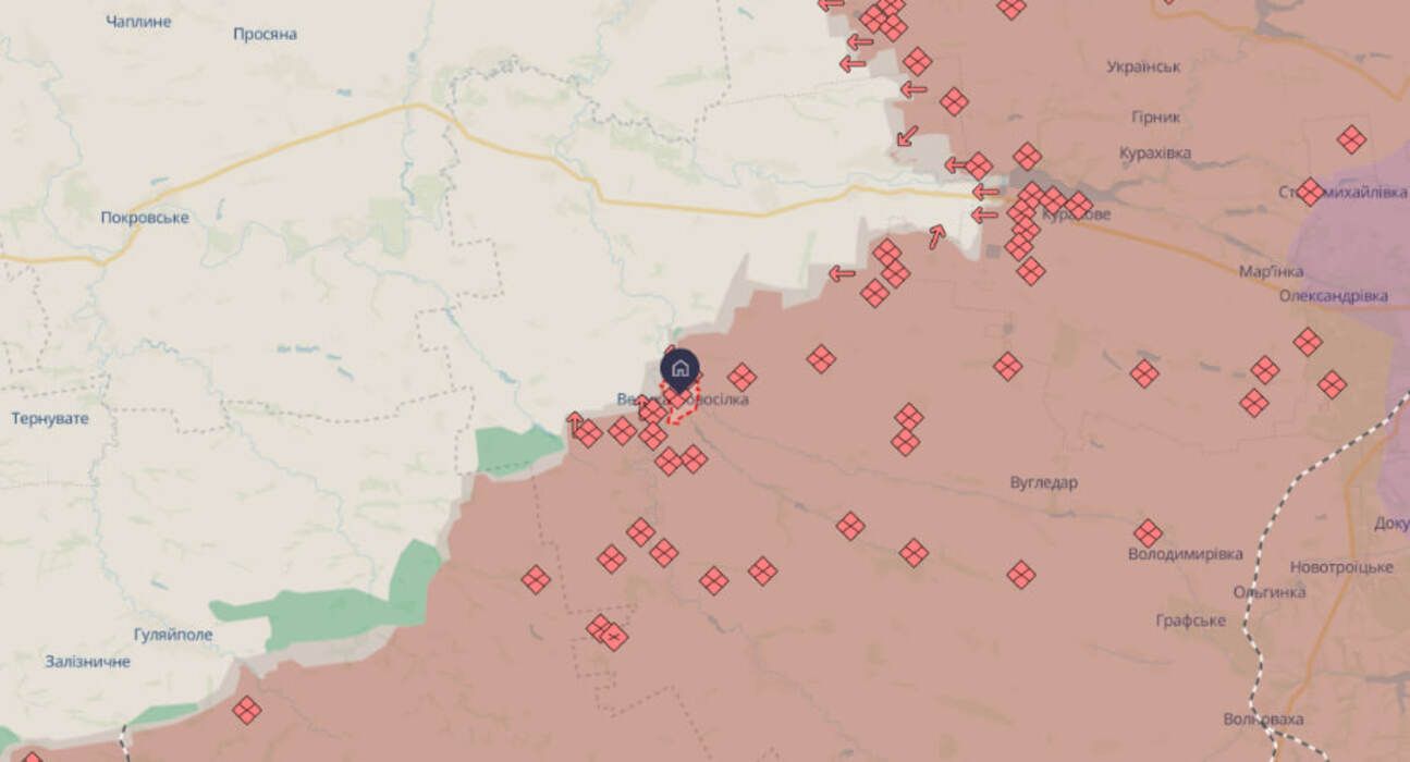 Російські війська окупували Велику Новосілку Російські війська окупували Велику Новосілку