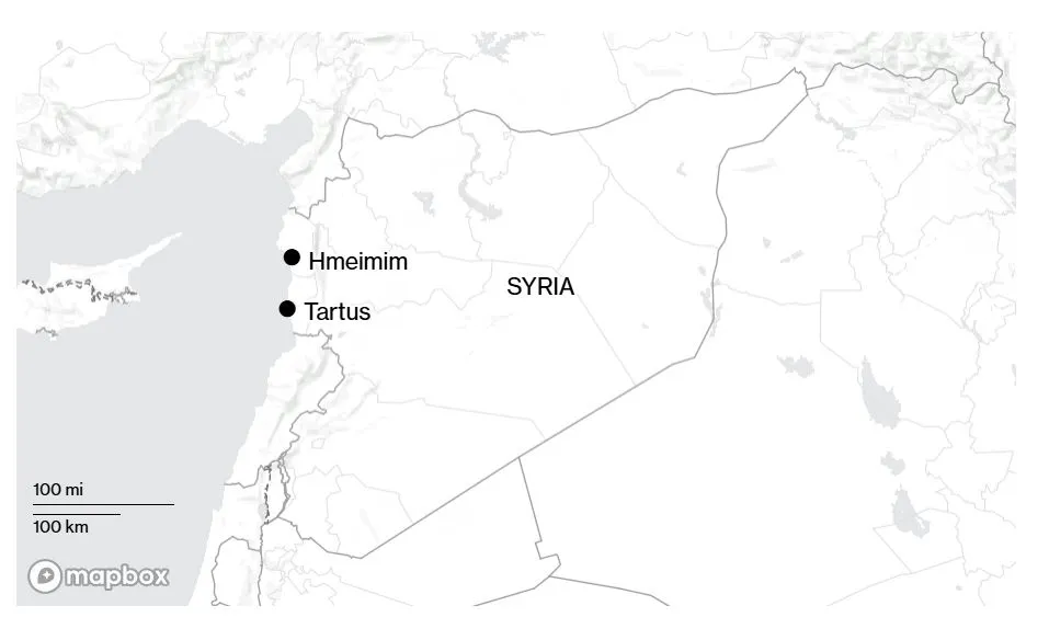 где расположены российские базы Хмеймим и Тартус в Сирии - карта где расположены российские базы Хмеймим и Тартус в Сирии - карта