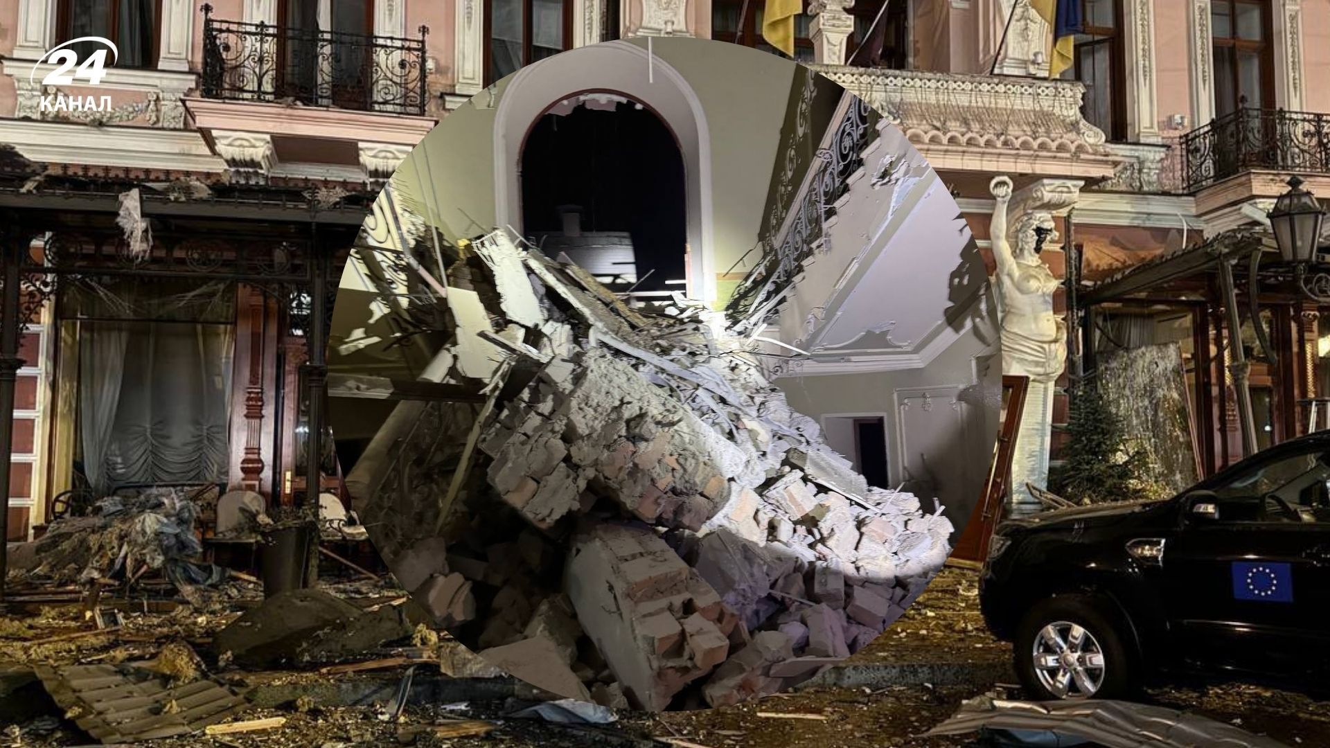 Оккупанты уничтожают культурные ценности в Одессе Оккупанты уничтожают культурные ценности в Одессе