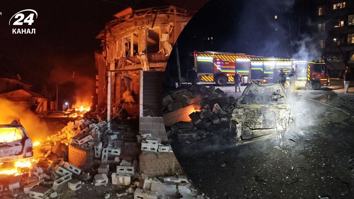 Последствия ночного удара России по Запорожью Последствия ночного удара России по Запорожью