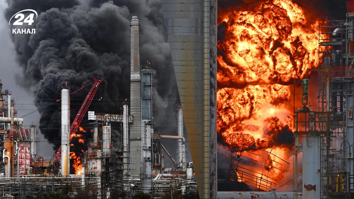 Пожар на НПЗ в Калифорнии Пожар на НПЗ в Калифорнии