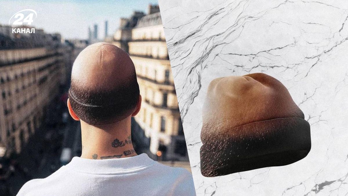 Шапка с принтом лысины стала вирусной в сети Шапка с принтом лысины стала вирусной в сети
