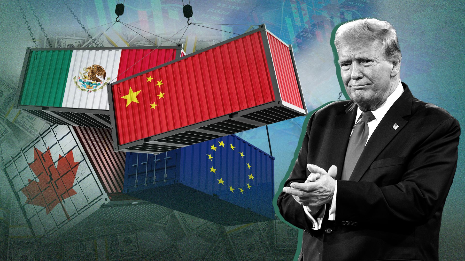 Трамп вводит пошлины - торговая война между США и Канадой, Мексикой, какие последствия Трамп вводит пошлины - торговая война между США и Канадой, Мексикой, какие последствия