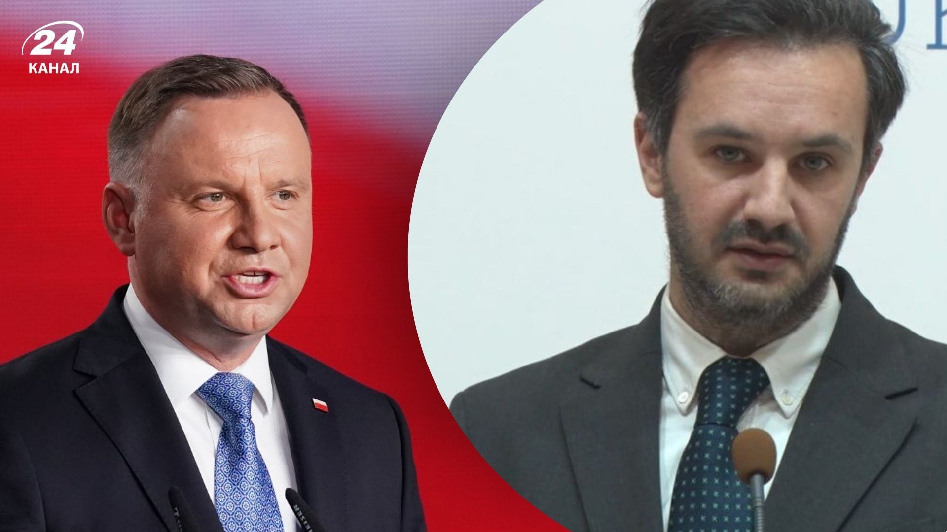 Дуде напомнили, что украинские защитники сдерживают российское нашествие, которое угрожает всей Европе