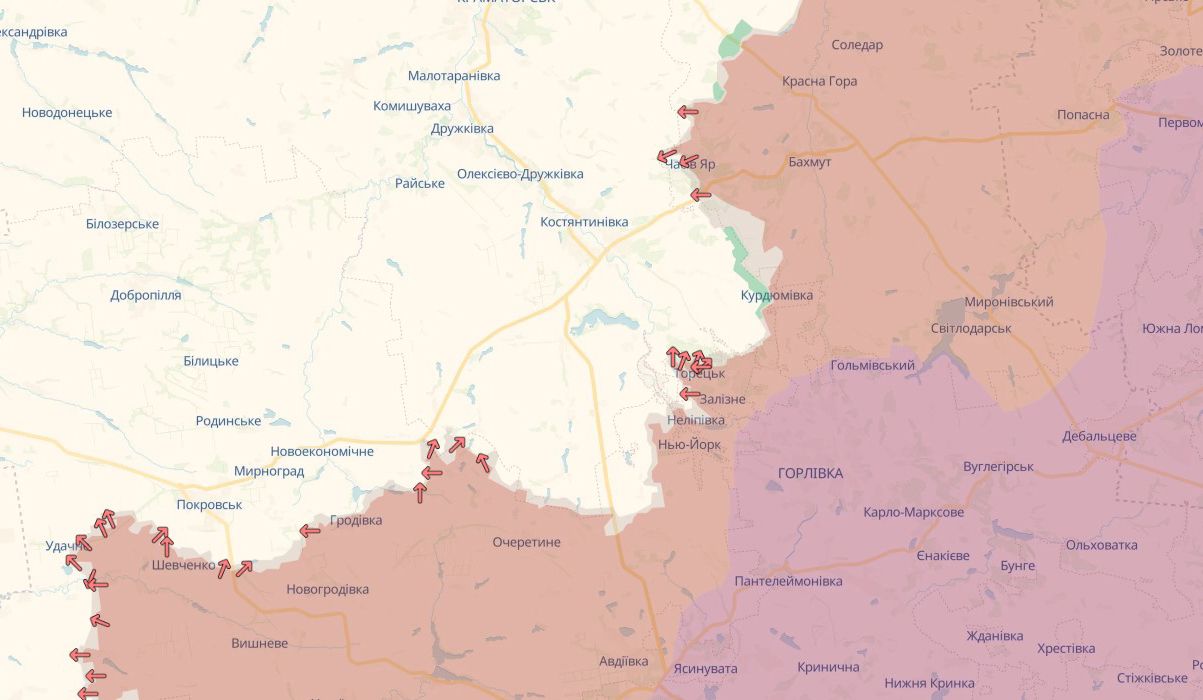 Обновление карты DeepState Обновление карты DeepState