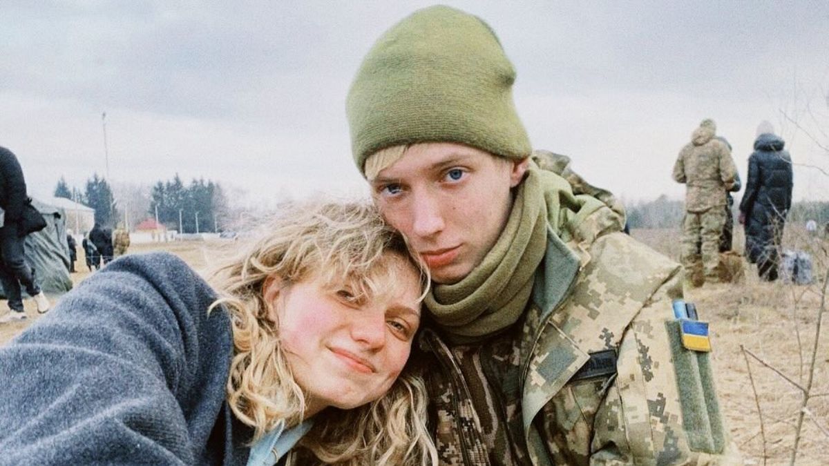 Павло Гоц з піарницею гурту Nazva Павло Гоц з піарницею гурту Nazva