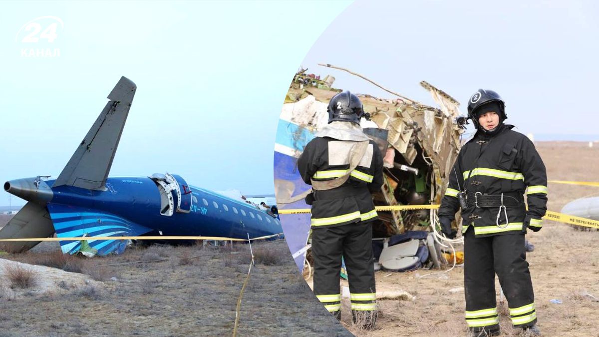 Самолет Azerbaijan Airlines, который 25 декабря упал в Казахстане Самолет Azerbaijan Airlines, который 25 декабря упал в Казахстане