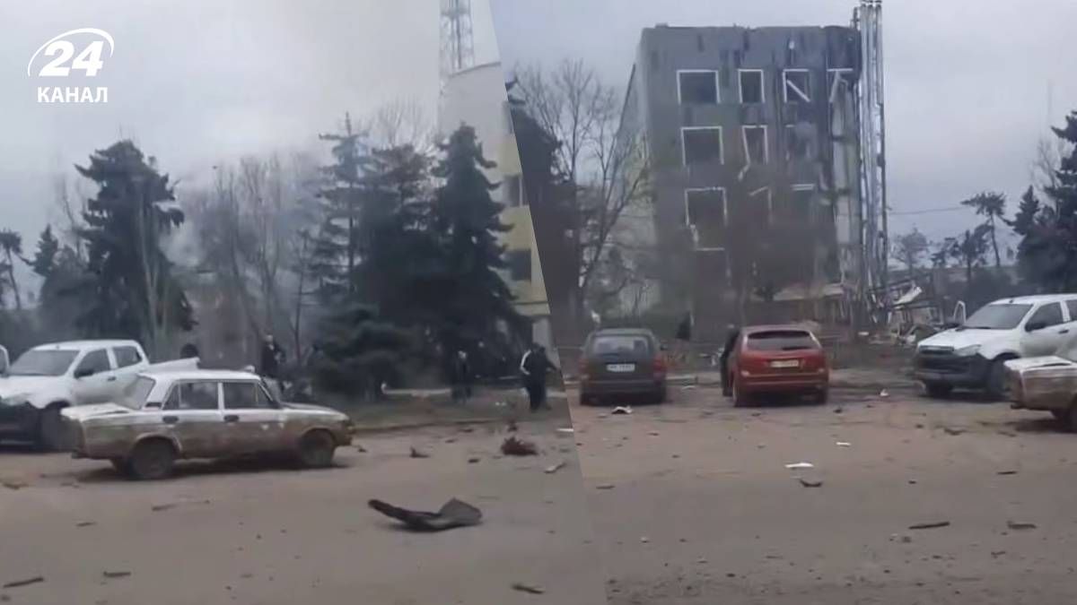 Атака по Изюму привела к разрушениям в городе - 24 Канал Атака по Изюму привела к разрушениям в городе - 24 Канал