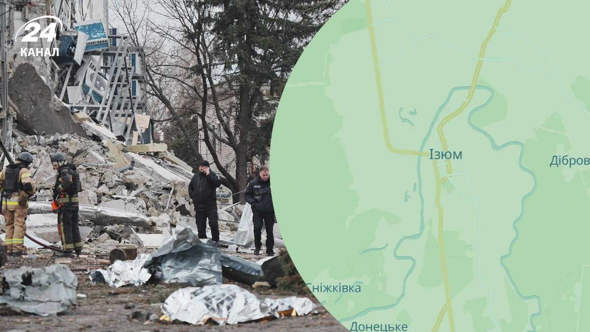 Где расположен Изюм на карте Где расположен Изюм на карте