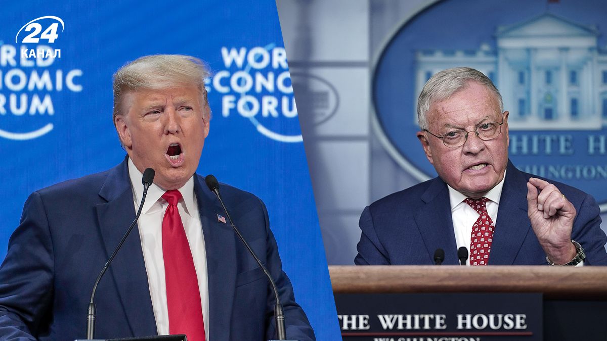 Президент США Трамп и его спецпредставитель по вопросам Украины и России Келлог Президент США Трамп и его спецпредставитель по вопросам Украины и России Келлог