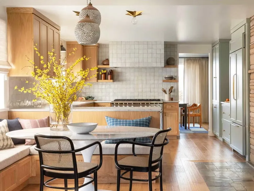 Натуральные материалы на кухне Натуральные материалы на кухне