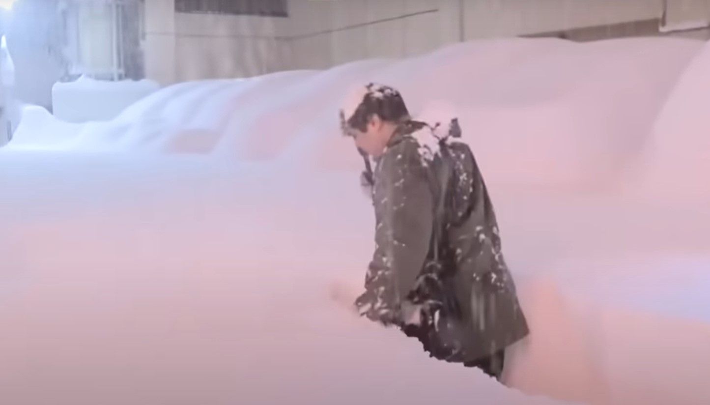 Снігопади в Японії Снігопади в Японії