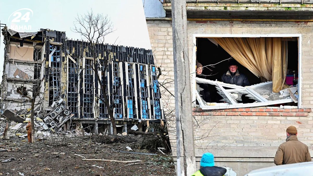 Наслідки удару по Ізюмі Наслідки удару по Ізюмі