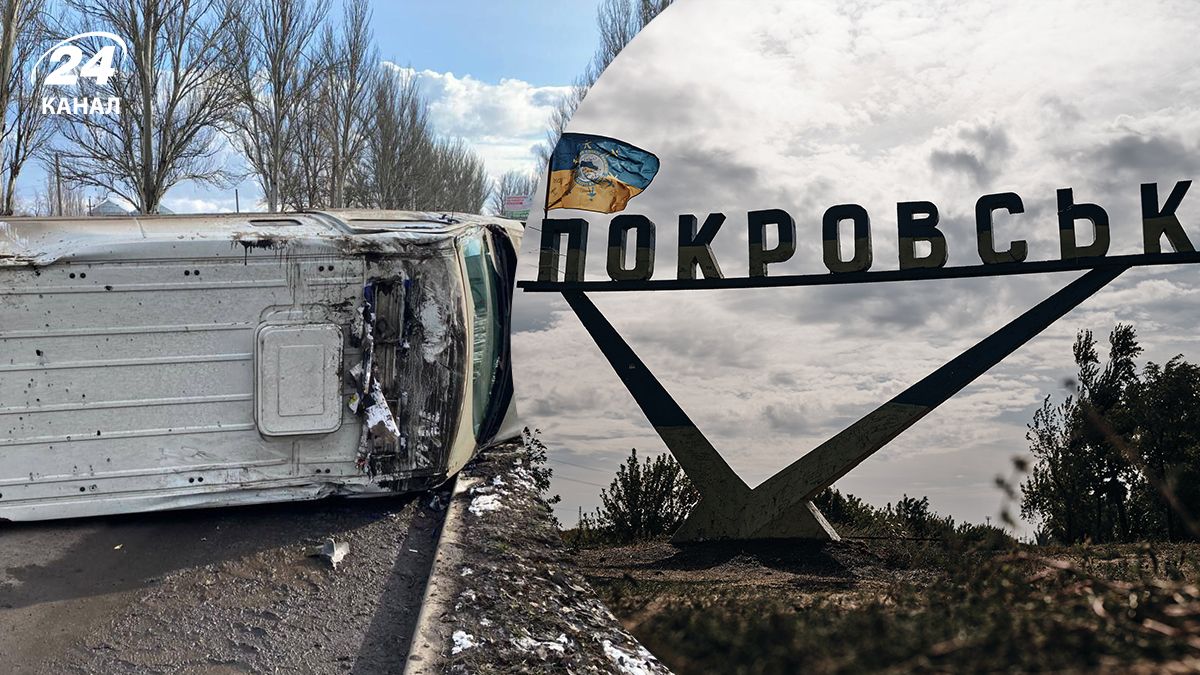 Росіяни атакували дроном автівку Укрпошти Росіяни атакували дроном автівку Укрпошти