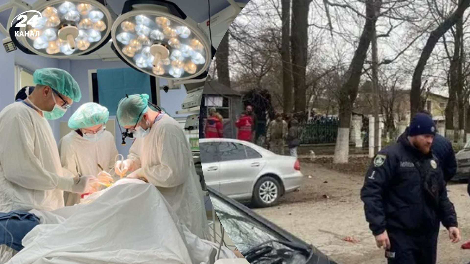 Лікарі надали допомогу постраждалим внаслідок вибуху біля ТЦК - 24 Канал Лікарі надали допомогу постраждалим внаслідок вибуху біля ТЦК - 24 Канал