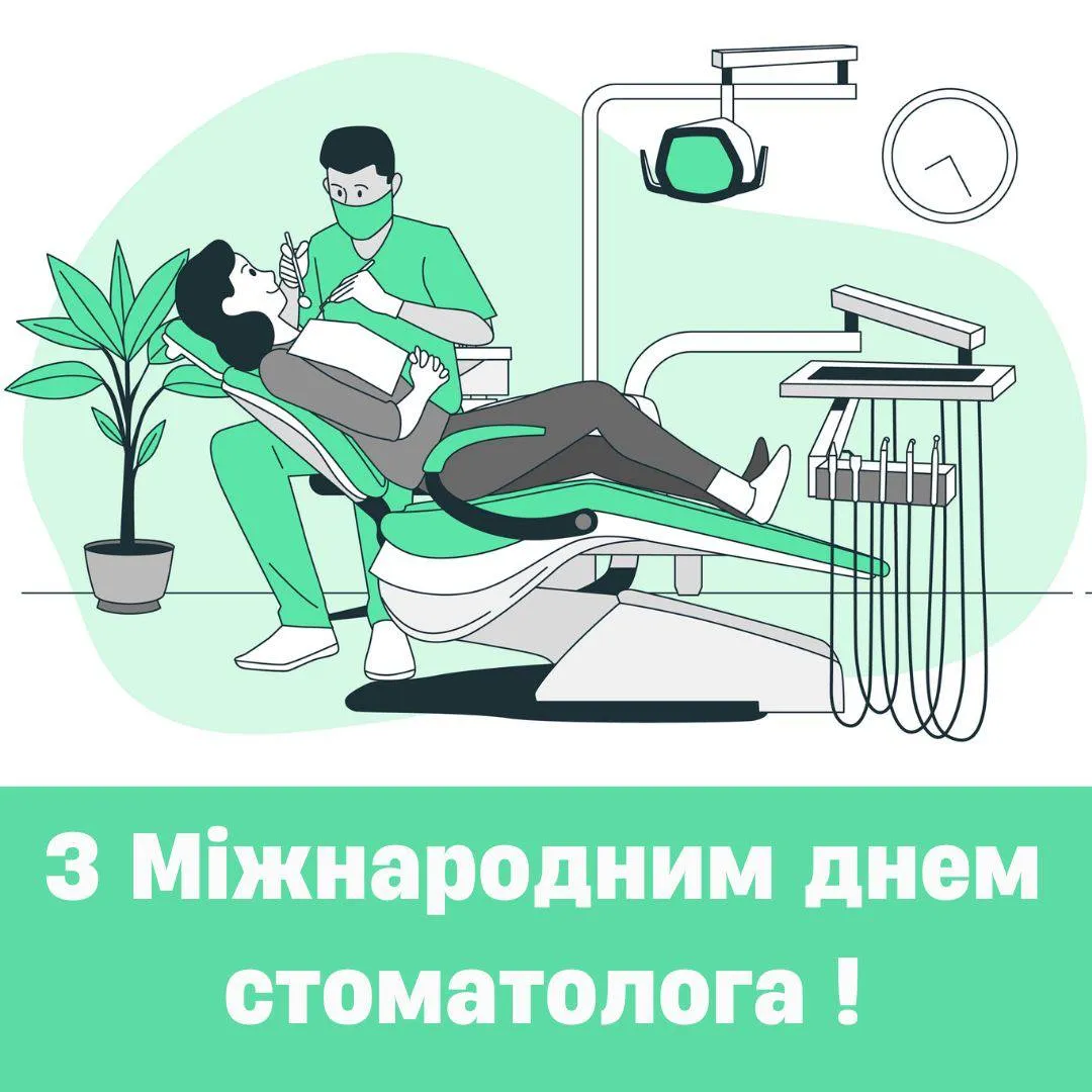 Привітання з Днем стоматолога 2025 Привітання з Днем стоматолога 2025