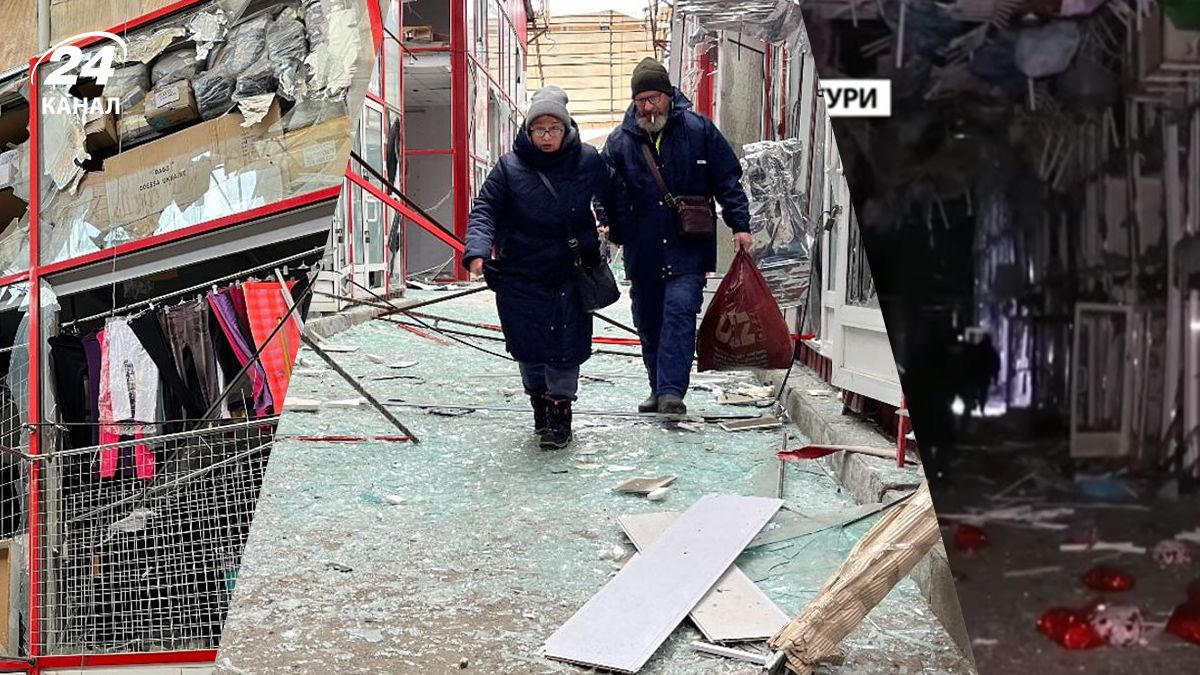 Россия ударила по рынку в Харькове Россия ударила по рынку в Харькове