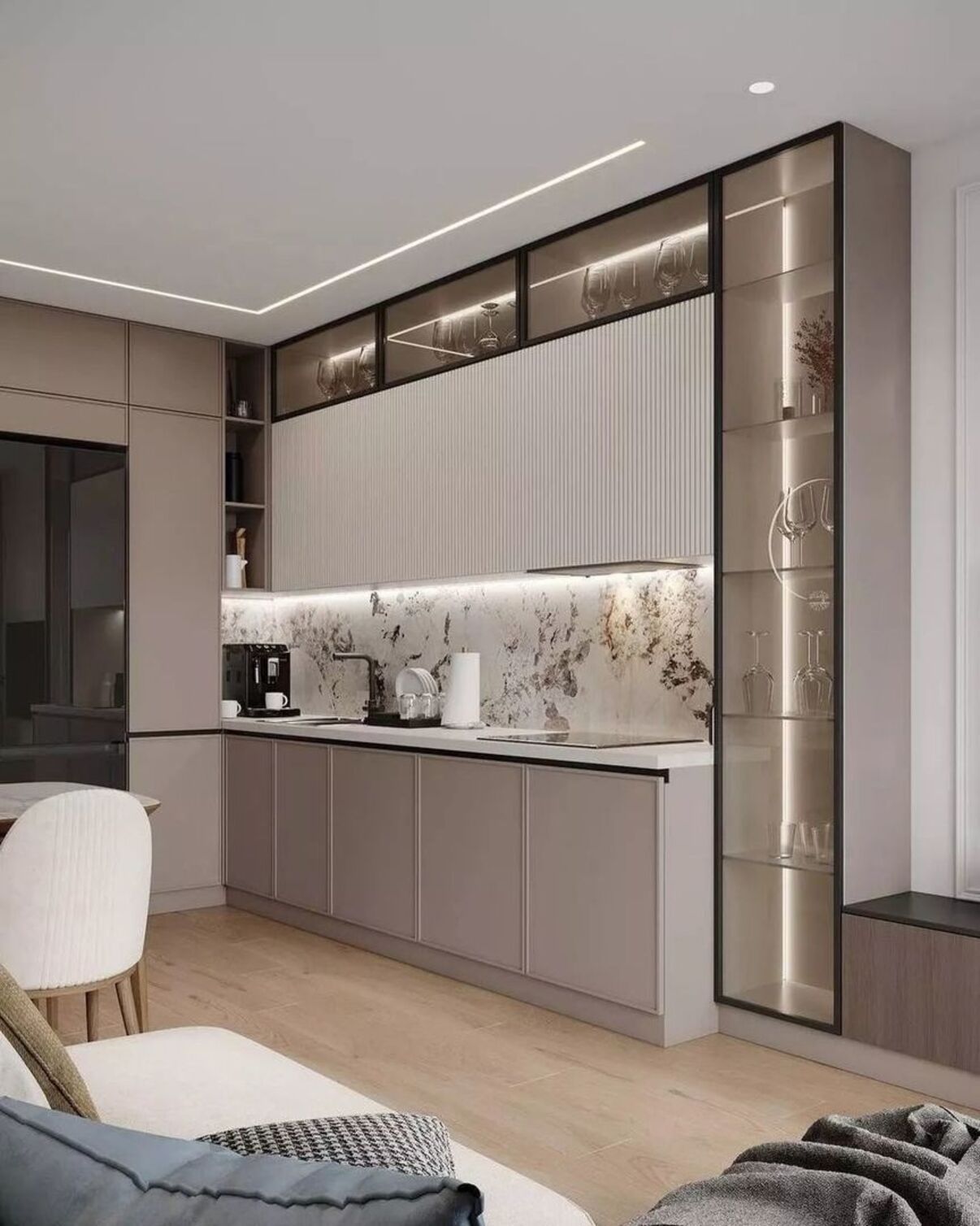 Белая мраморная кухонная столешница вышла из моды - какая есть альтернатива Белая мраморная кухонная столешница вышла из моды - какая есть альтернатива