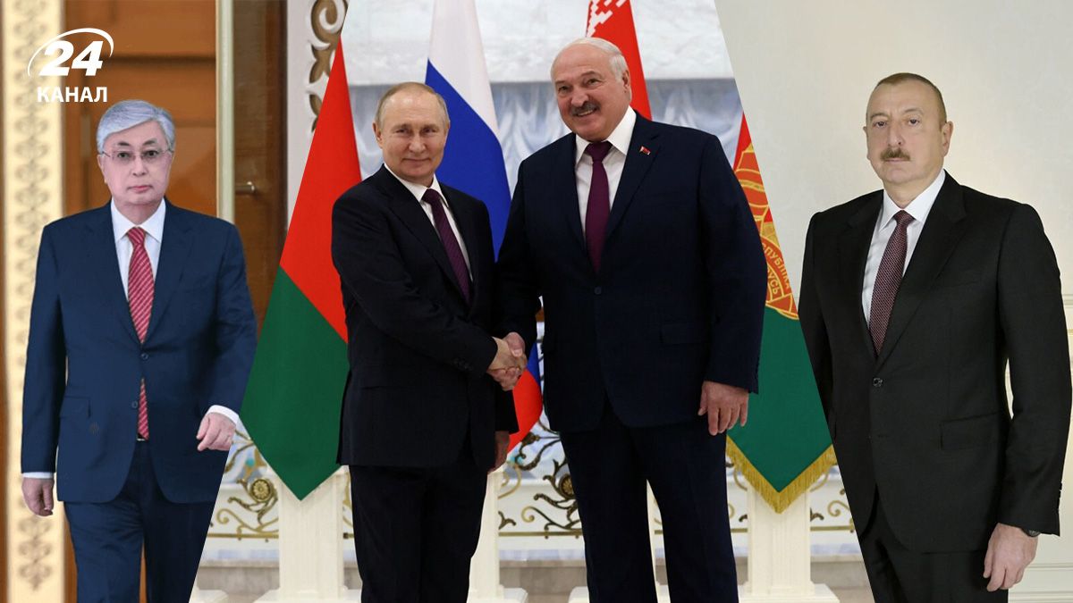 Як Лукашенко, Токаєв та Алієв підставляють Путіна – пояснення журналіста - 24 Канал Як Лукашенко, Токаєв та Алієв підставляють Путіна – пояснення журналіста - 24 Канал