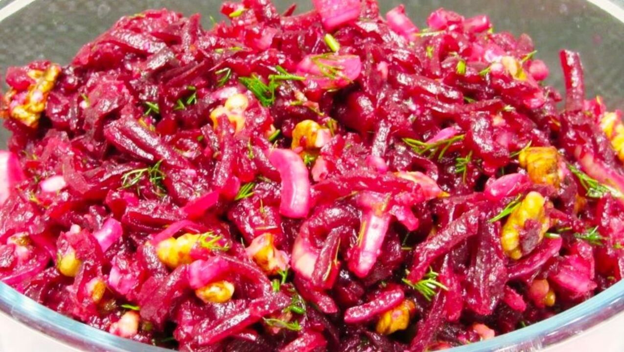 Салат из свеклы на ужин Салат из свеклы на ужин