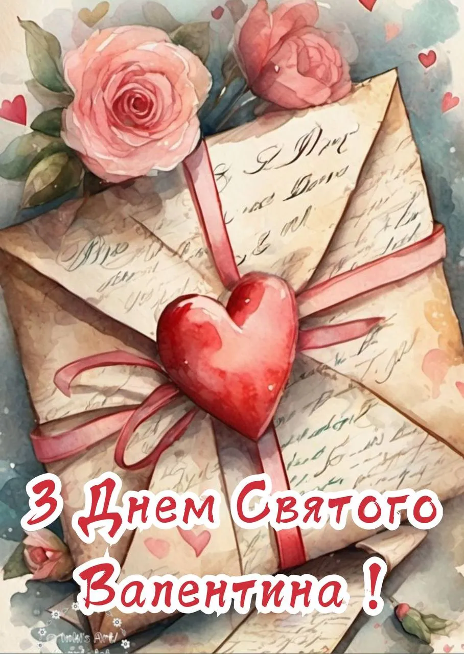 Привітання з Днем Святого Валентина 2025 Привітання з Днем Святого Валентина 2025
