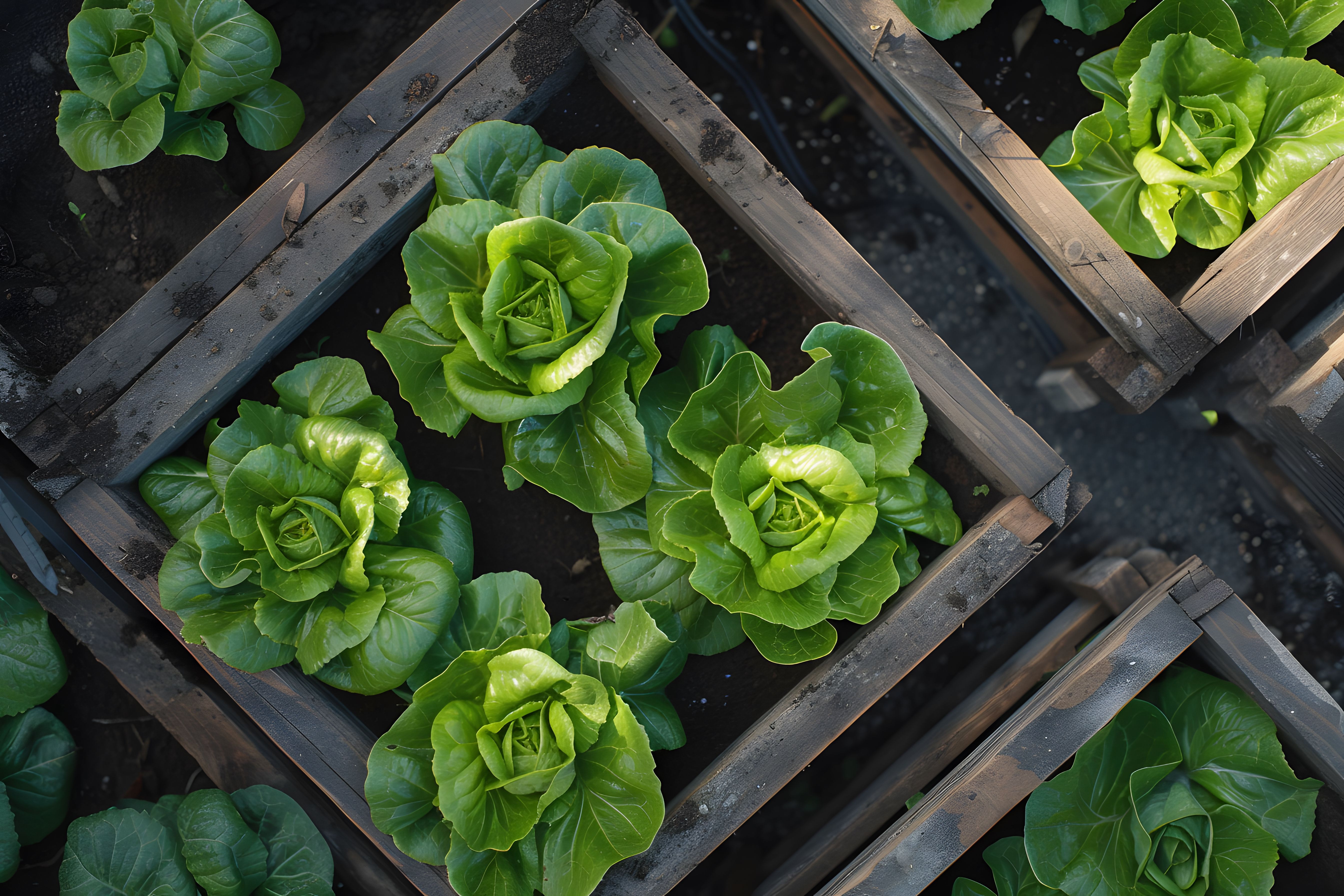 Квадратные грядки имеют свои преимущества Квадратные грядки имеют свои преимущества