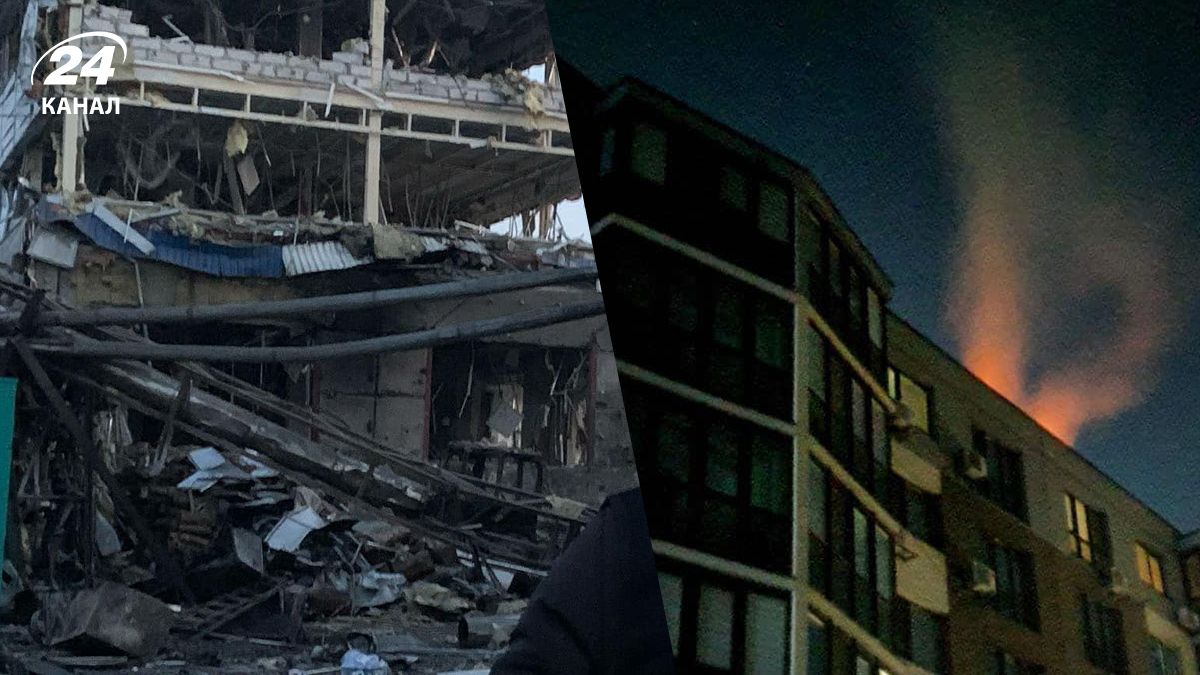 Последствия обстрела Киева Последствия обстрела Киева