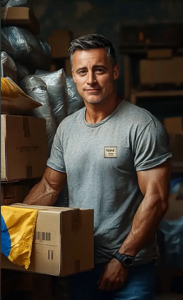 Мужчина с коробкой Мужчина с коробкой