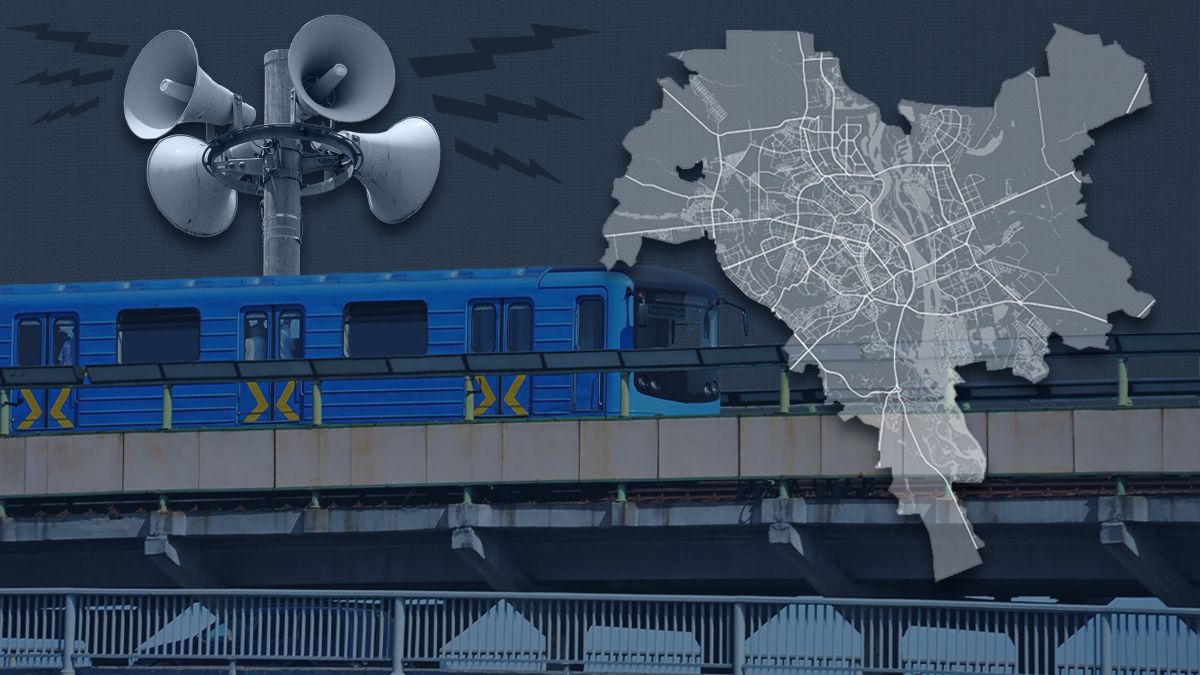 Зупинка транспорту у Києві під час повітряної тривоги Зупинка транспорту у Києві під час повітряної тривоги